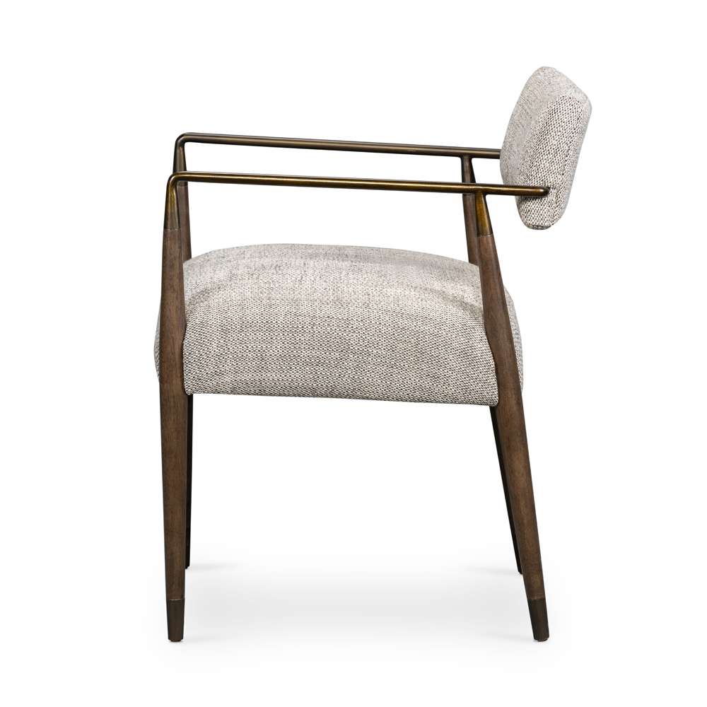 Four Hands - Waldon Dining Chair - Thames Coal - 109211-007 veiw 4