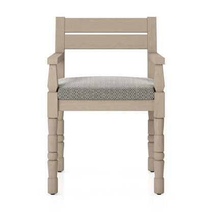 Four Hands - Waller Outdoor Dining Armchair - Faye Ash - 228981-002 view 1