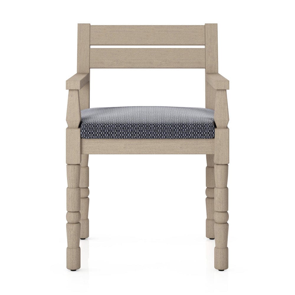 Four Hands - Waller Outdoor Dining Armchair - Faye Navy - 228981-003 view 1