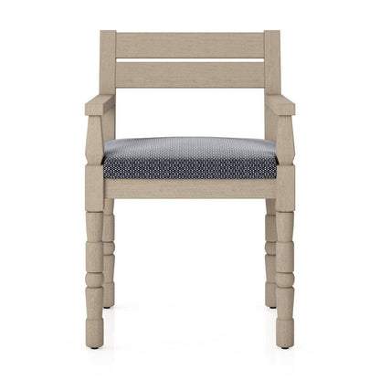 Four Hands - Waller Outdoor Dining Armchair - Faye Navy - 228981-003 view 1