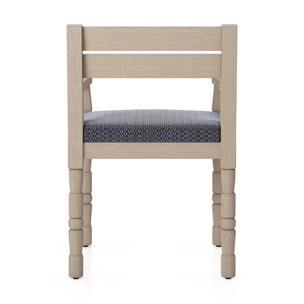 Four Hands - Waller Outdoor Dining Armchair - Faye Navy - 228981-003 view 5