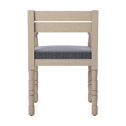 Four Hands - Waller Outdoor Dining Armchair - Faye Navy - 228981-003 view 5