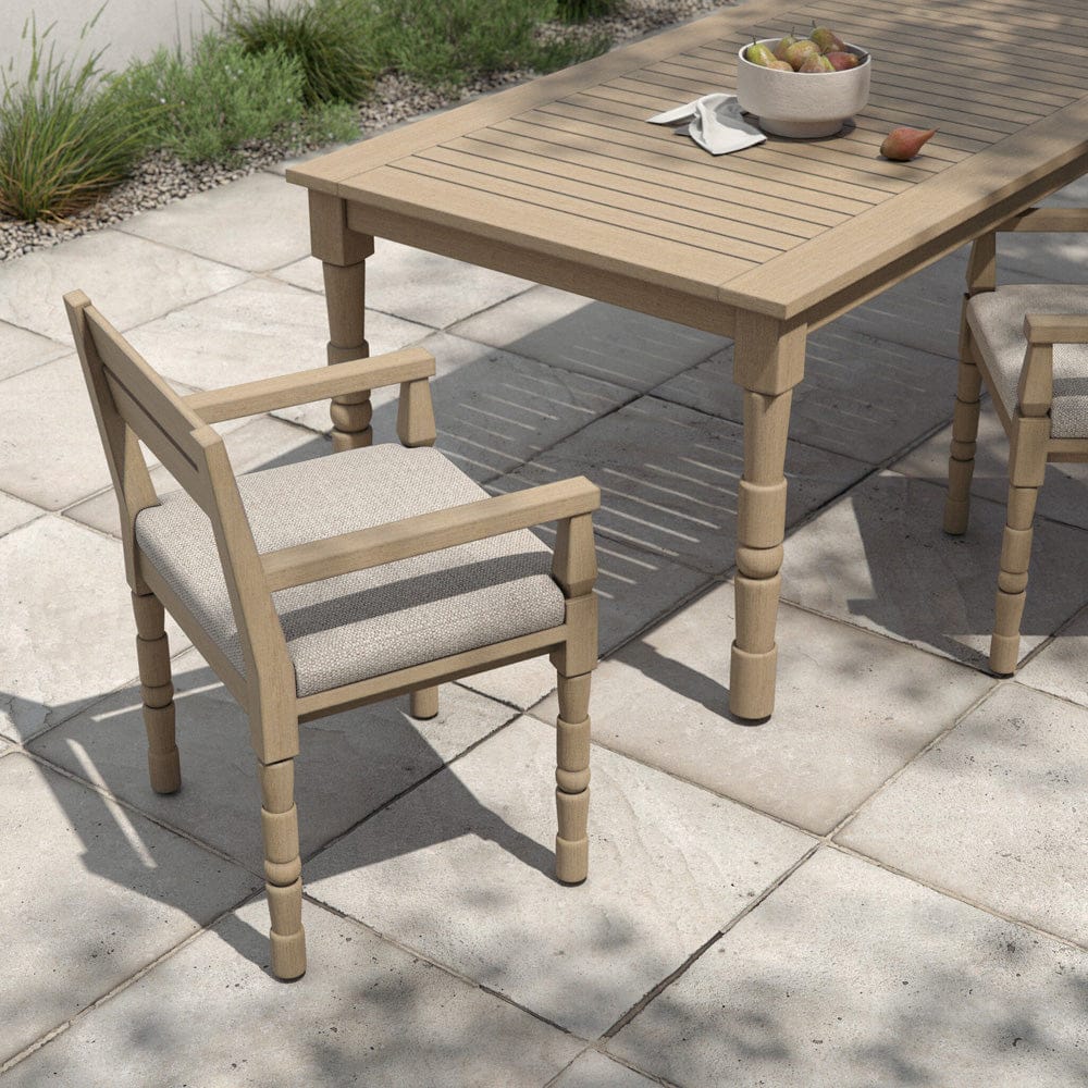 Four Hands - Waller Outdoor Dining Armchair - Faye Sand - 228981-004 view 4