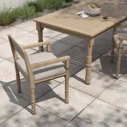 Four Hands - Waller Outdoor Dining Armchair - Faye Sand - 228981-004 view 4