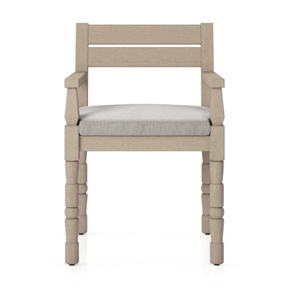 Four Hands - Waller Outdoor Dining Armchair - Venao Grey - 228981-005 view 1