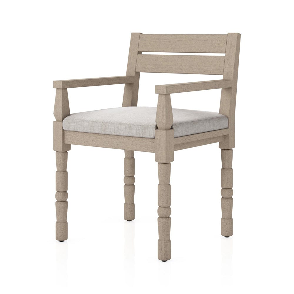 Four Hands - Waller Outdoor Dining Armchair - Venao Grey - 228981-005 view 2