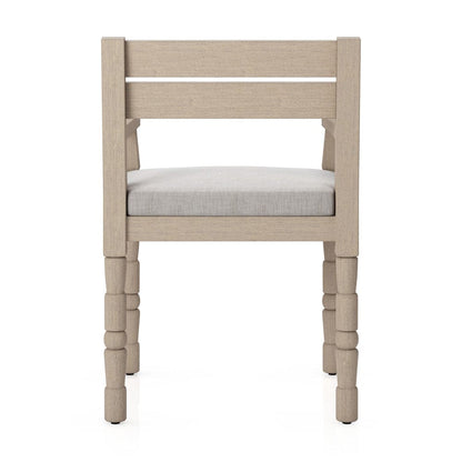 Four Hands - Waller Outdoor Dining Armchair - Venao Grey - 228981-005 view 5