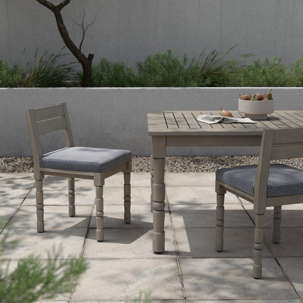 Four Hands - Waller Outdoor Dining Chair - Faye Navy - 228980-009 view 4