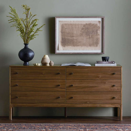 Four Hands - Wallis - Arturo 6 Drawer Dresser-Natural Walnut - 234477-001 veiw 5