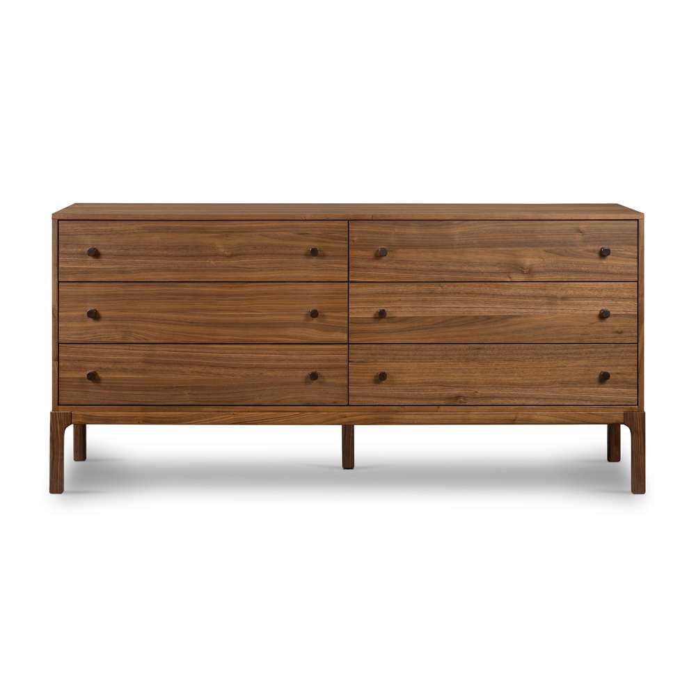 Four Hands - Wallis - Arturo 6 Drawer Dresser-Natural Walnut - 234477-001 veiw 6