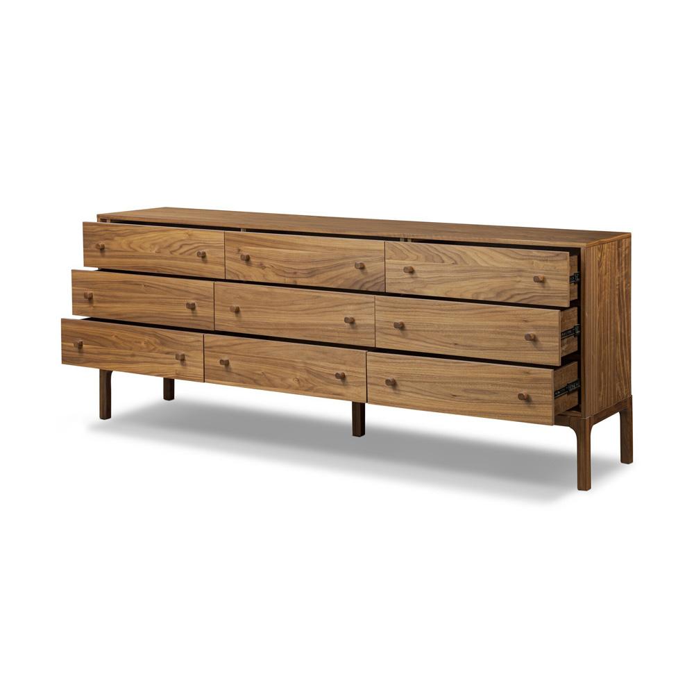 Four Hands - Wallis - Arturo 9 Drawer Dresser - Natural Walnut Veneer - 234479-001 veiw 3