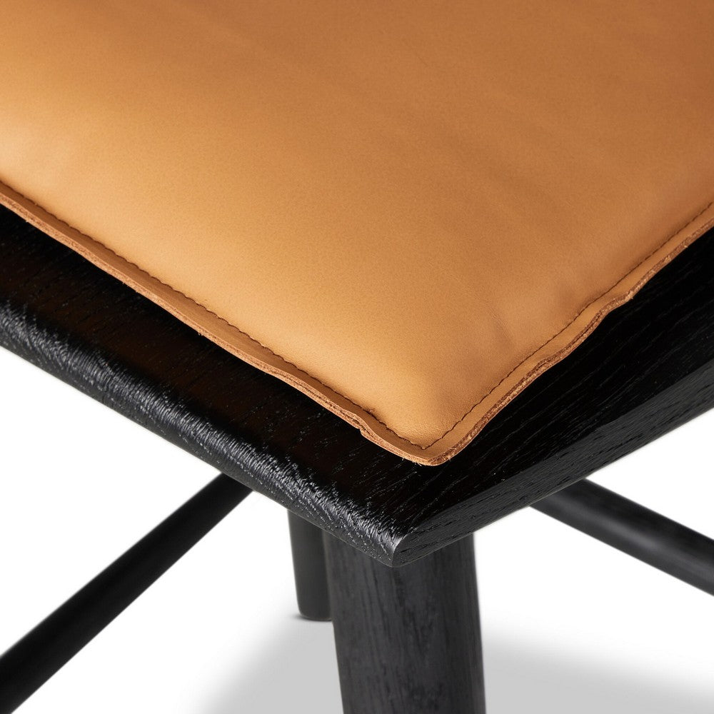 Four Hands - Wallis - Lewis Swivel Bar + Counter Stool - Whiskey Saddle - 240947-004_CLOSEOUT view 8
