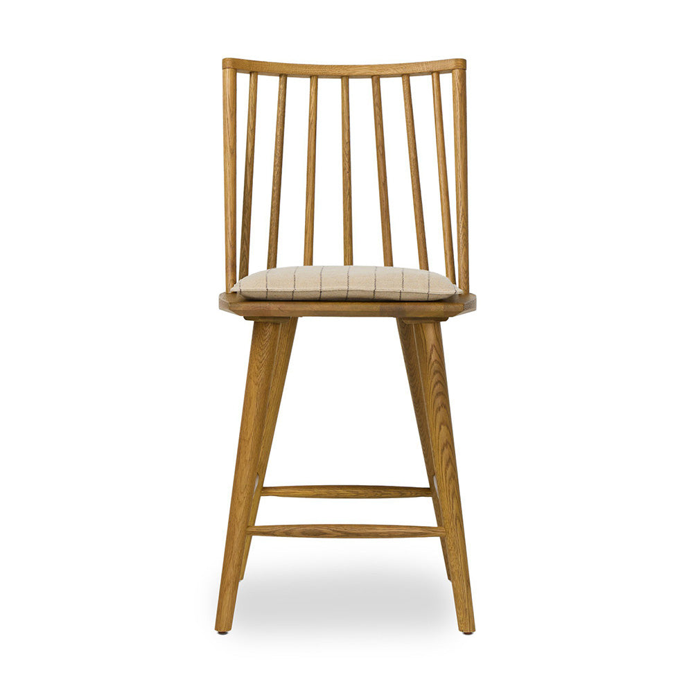 Four Hands - Wallis - Lewis Windsor Bar + Counter Stool - Lavon Flint - 228387-024_CLOSEOUT view 2
