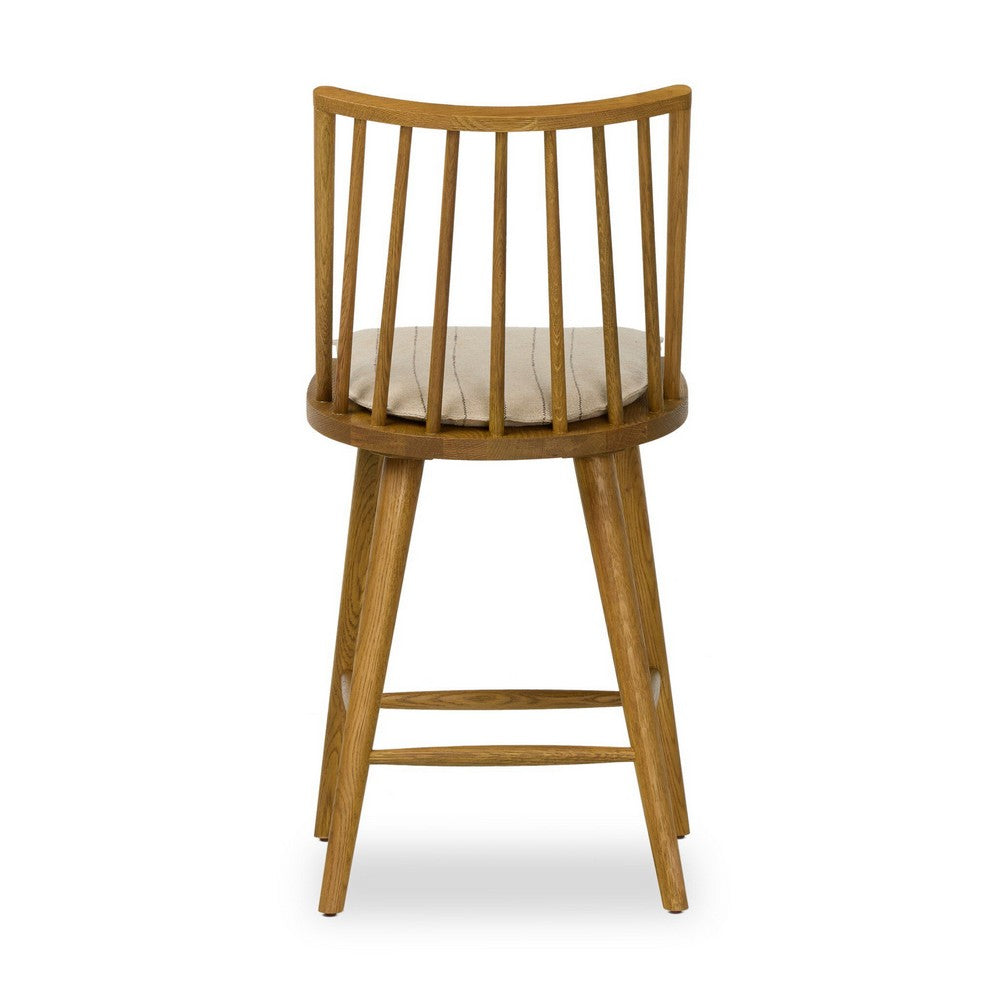 Four Hands - Wallis - Lewis Windsor Bar + Counter Stool - Lavon Flint - 228387-024_CLOSEOUT view 4