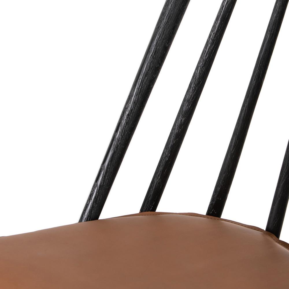 Four Hands - Wallis - Lewis Windsor Bar Stool - Whiskey Saddle - 228387-009 veiw 4