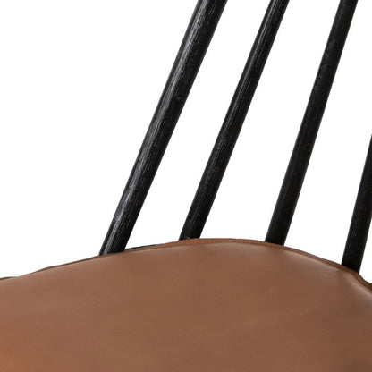 Four Hands - Wallis - Lewis Windsor Counter Stool - Whiskey Saddle - 228387-010 veiw 4