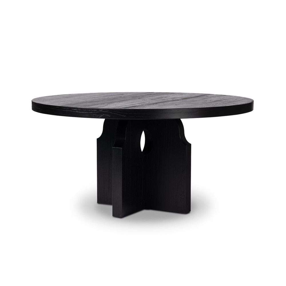 Four Hands - Wells - Allandale Round Dining Table - Reclaimed Black Elm - 235824-002 veiw 1
