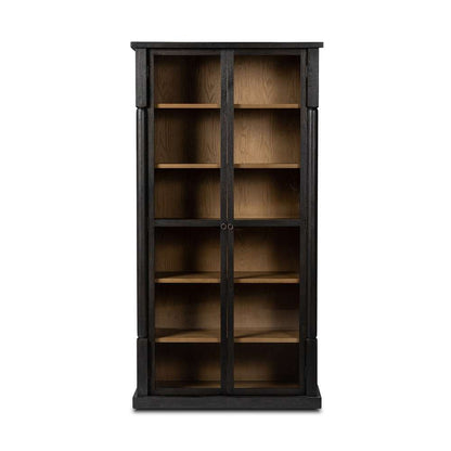 Four Hands - Wells - Concord Cabinet - Charcoal Oak Veneer - 239883-001 veiw 1