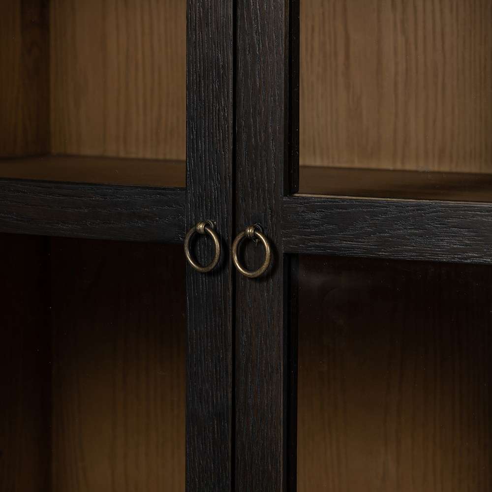 Four Hands - Wells - Concord Cabinet - Charcoal Oak Veneer - 239883-001 veiw 4