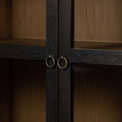 Four Hands - Wells - Concord Cabinet - Charcoal Oak Veneer - 239883-001 veiw 4