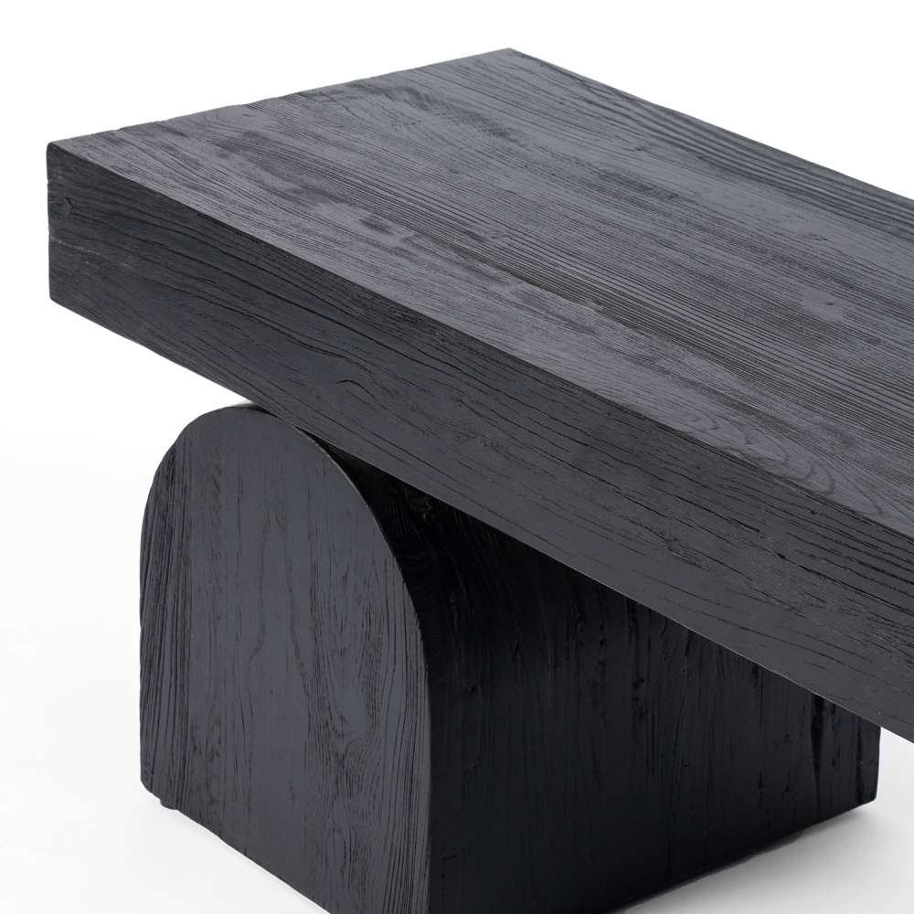 Four Hands - Wells - Keane Bench-Black Elm - 109345-003 veiw 3