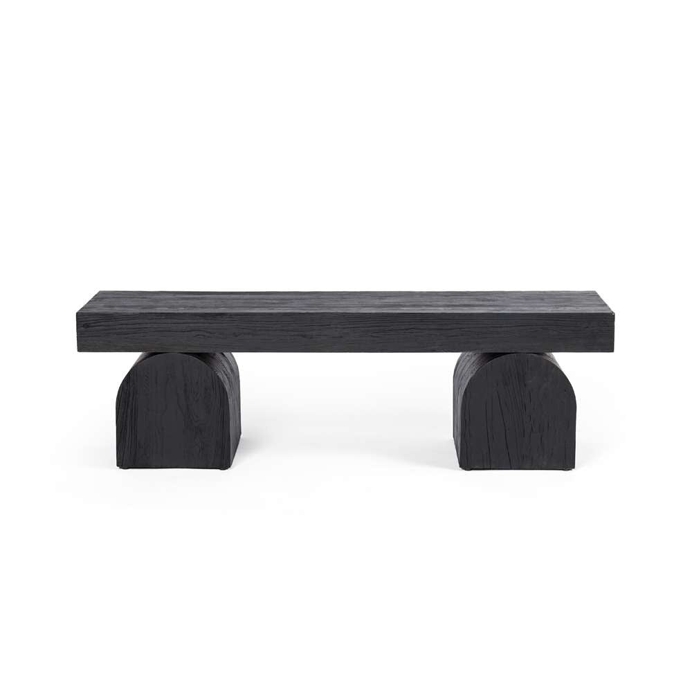 Four Hands - Wells - Keane Bench-Black Elm - 109345-003 veiw 6