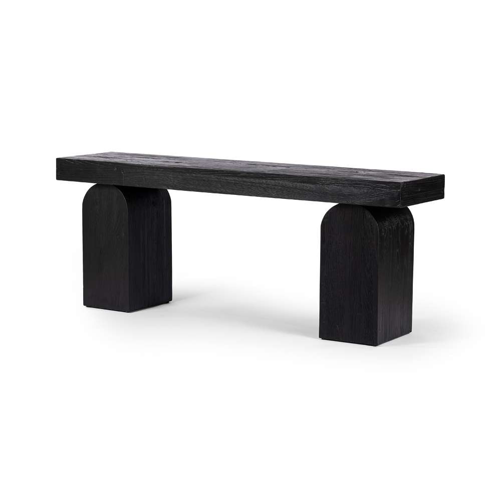 Four Hands - Wells - Keane Console Table-Black Elm - 233422-002 veiw 1