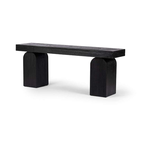 Four Hands - Wells - Keane Console Table-Black Elm - 233422-002 veiw 1