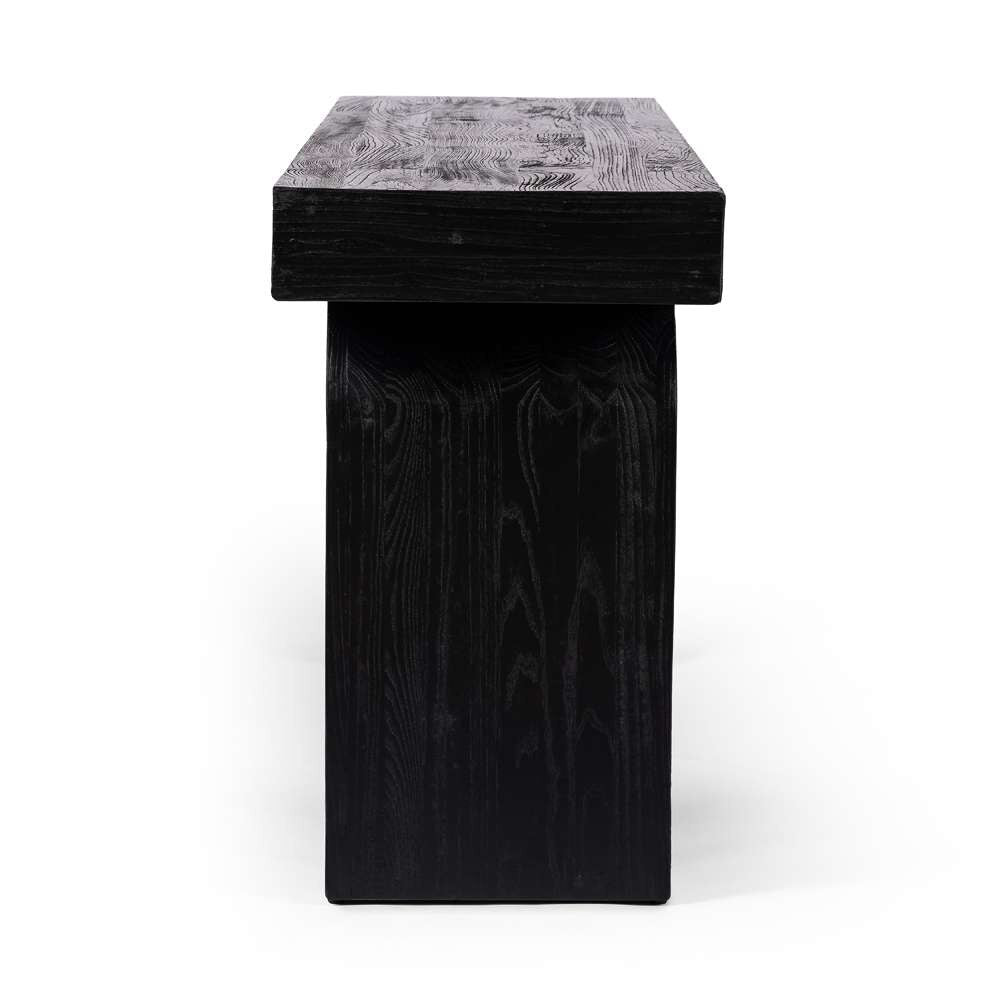 Four Hands - Wells - Keane Console Table-Black Elm - 233422-002 veiw 4