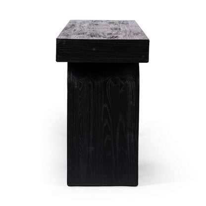 Four Hands - Wells - Keane Console Table-Black Elm - 233422-002 veiw 4