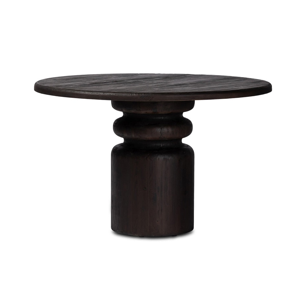 Four Hands - Wells - Kerrville Round Dining Table - Burnt Pine - 236115-001 veiw 1