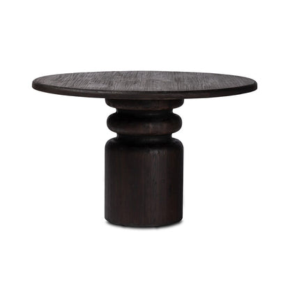 Four Hands - Wells - Kerrville Round Dining Table - Burnt Pine - 236115-001 veiw 2
