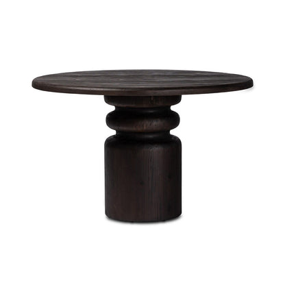 Four Hands - Wells - Kerrville Round Dining Table - Burnt Pine - 236115-001 veiw 3