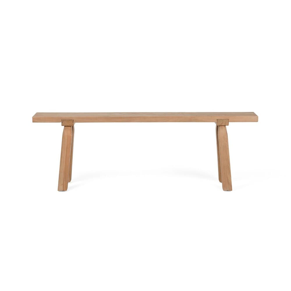 Four Hands - Wells - Lahana Accent Bench - Natural Elm - 230721-001 veiw 2