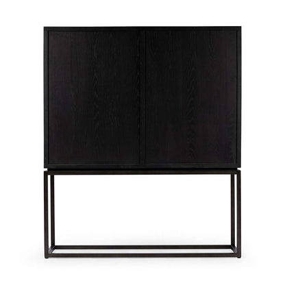 Four Hands - Wells - Palmer Cabinet - Charcoal Oak Veneer - 239756-001 veiw 2
