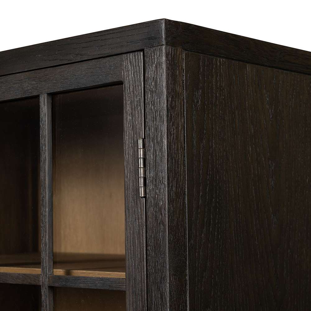 Four Hands - Wells - Palmer Cabinet - Charcoal Oak Veneer - 239756-001 veiw 8