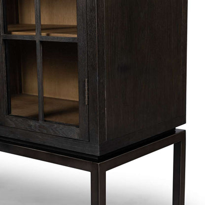 Four Hands - Wells - Palmer Cabinet - Charcoal Oak Veneer - 239756-001 veiw 9