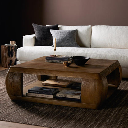 Four Hands - Wells - Tessa Coffee Table - Dark Drift Veneer - 235056-001 veiw 3