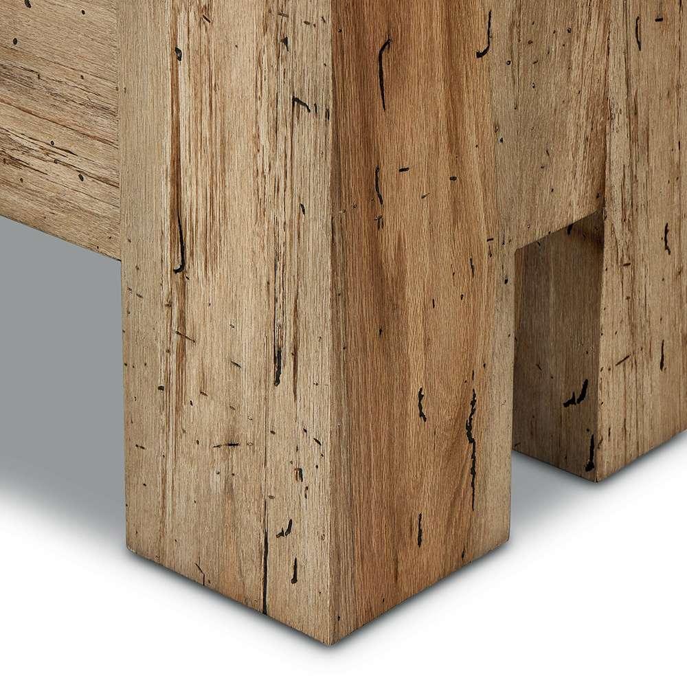 Four Hands - Wesson - Abaso Accent Bench - Rustic Wormwood Oak - 239396-001 veiw 10