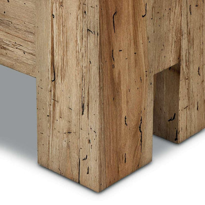 Four Hands - Wesson - Abaso Accent Bench - Rustic Wormwood Oak - 239396-001 veiw 10