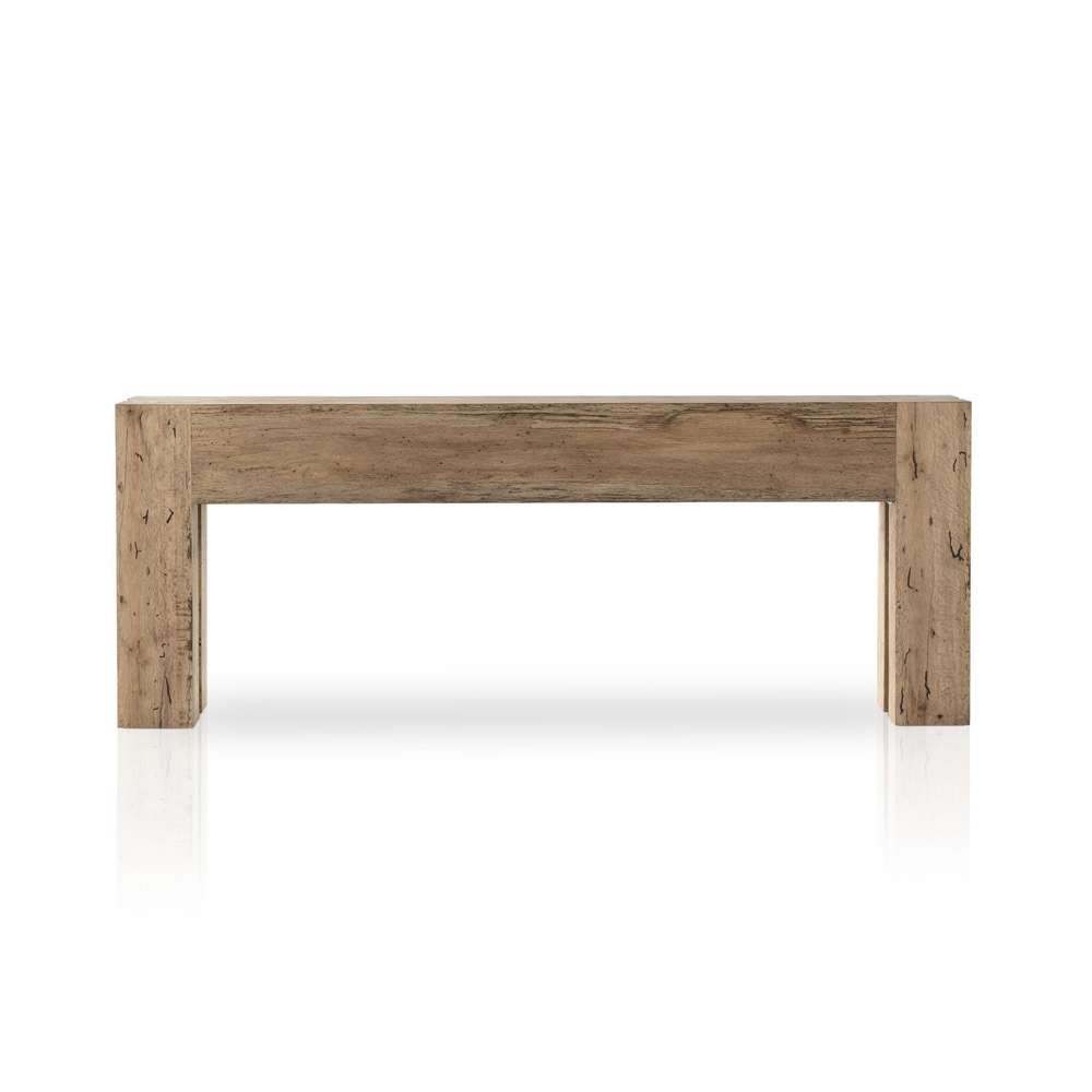 Four Hands - Wesson - Abaso Console Table - Rustic Wormwood Oak - 229656-002 veiw 1