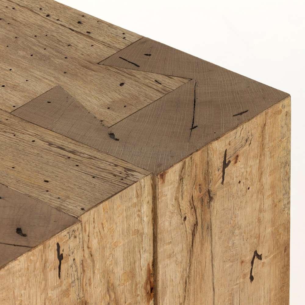 Four Hands - Wesson - Abaso Console Table - Rustic Wormwood Oak - 229656-002 veiw 6