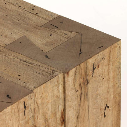 Four Hands - Wesson - Abaso Console Table - Rustic Wormwood Oak - 229656-002 veiw 6