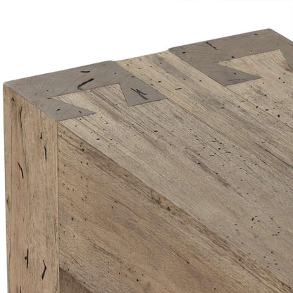 Four Hands - Wesson - Abaso Console Table - Rustic Wormwood Oak - 229656-002 veiw 7