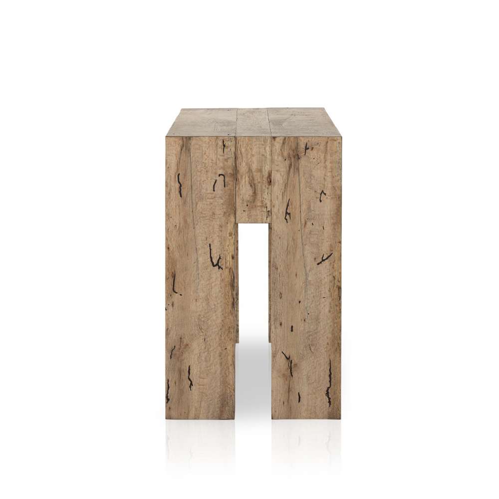 Four Hands - Wesson - Abaso Console Table - Rustic Wormwood Oak - 229656-002 veiw 12