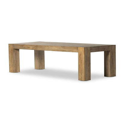 Four Hands - Wesson - Abaso Dining Table 108in-Rustic Wormwood - 233931-001 veiw 1
