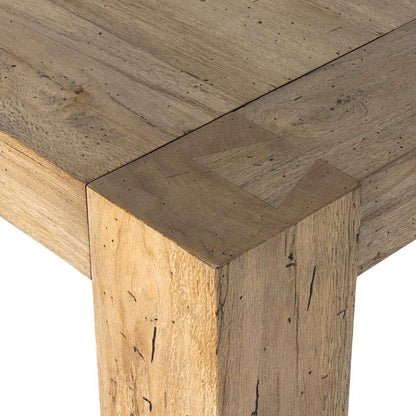 Four Hands - Wesson - Abaso Dining Table 108in-Rustic Wormwood - 233931-001 veiw 6