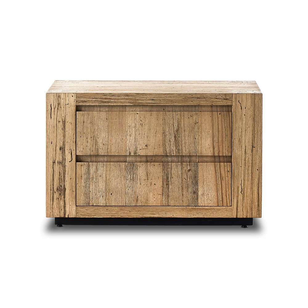 Four Hands - Wesson - Abaso Nightstand - Rustic Wormwood Oak - 239842-001 veiw 1