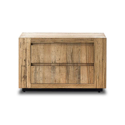 Four Hands - Wesson - Abaso Nightstand - Rustic Wormwood Oak - 239842-001 veiw 1