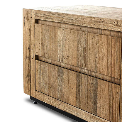 Four Hands - Wesson - Abaso Nightstand - Rustic Wormwood Oak - 239842-001 veiw 3